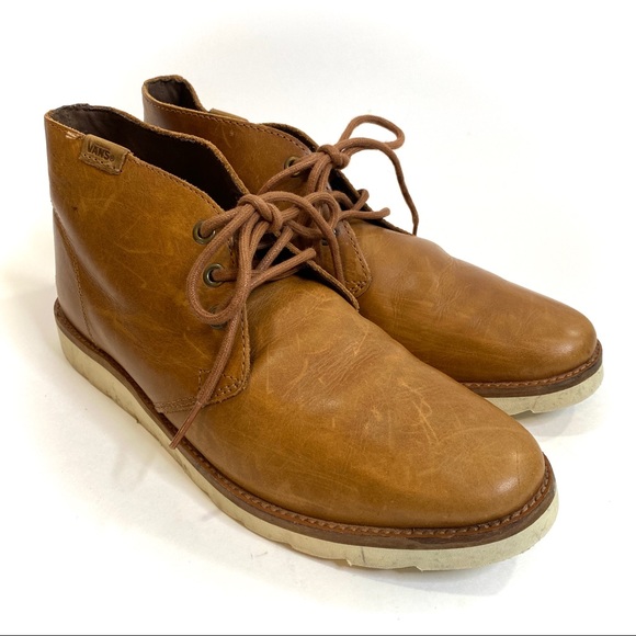 Vans | Shoes | Vans Desert Leather Chukka Boots Tan7 | Poshmark